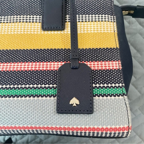 Kate Spade boardwalk stripe satchel - Picture 3 of 11